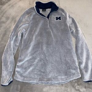 Women's Gray University of Michigan Sweater